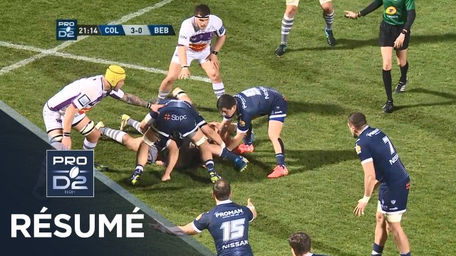 PRO D2 - Résumé Colomiers-Bourg-en-Bresse: 29-19 - J22 - Saison 2018/2019