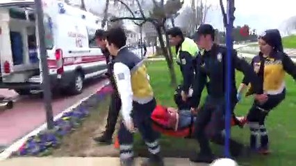 Boğulma tehlikesi geçiren kadın vatandaşlar tarafından kurtarıldı