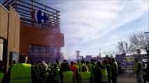 Acte 15 des Gilets jaunes à Chalon : près de 80 personnes dans les rues et dans la galerie marchande de Carrefour sud