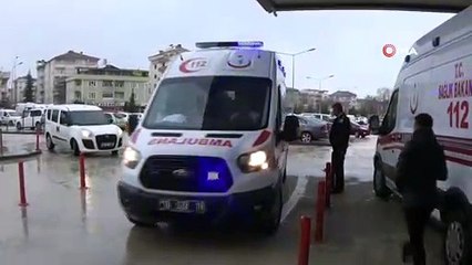 Fabrikanın menfezine düşen işçi ölümden döndü