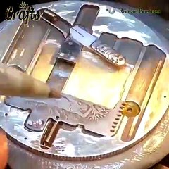 Hand carved coins with a secret by roman booten