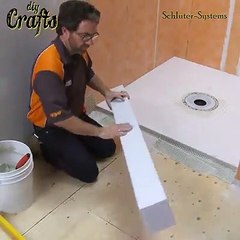 Creating a waterproof shower with schluter kerdi shower kit