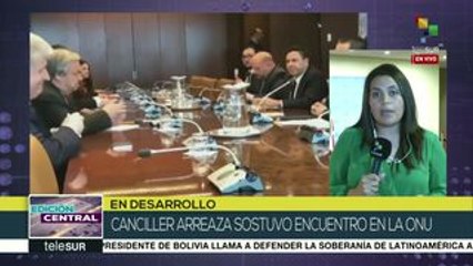Canciller venezolano sostiene encuentro en la ONU para defender la paz