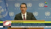 Canciller de Venezuela se reúne con 60 delegaciones en ONU