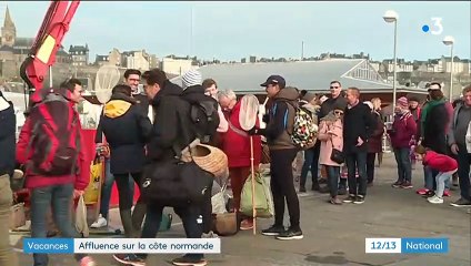Vacances : affluence sur la côte normande
