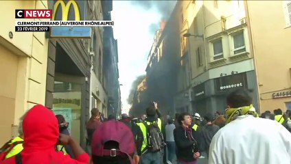 Gilets Jaunes : des heurts ont éclaté à Clermond-Ferrand