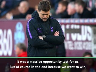 Download Video: Pochettino refuses to blame referee Mike Dean for Spurs defeat