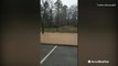 Flash flooding turns this park into a river