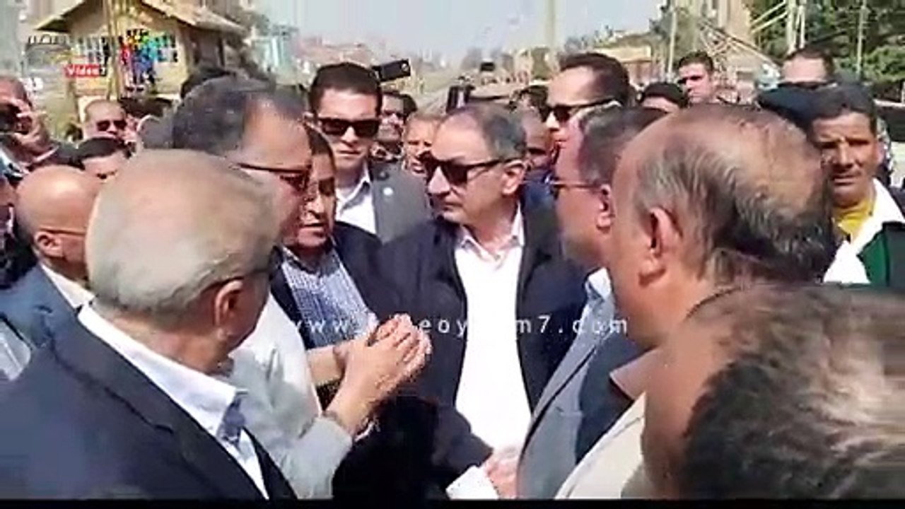 وزير النقل يشهد التشغيل التجريبى لبرج إشارات مغاغة