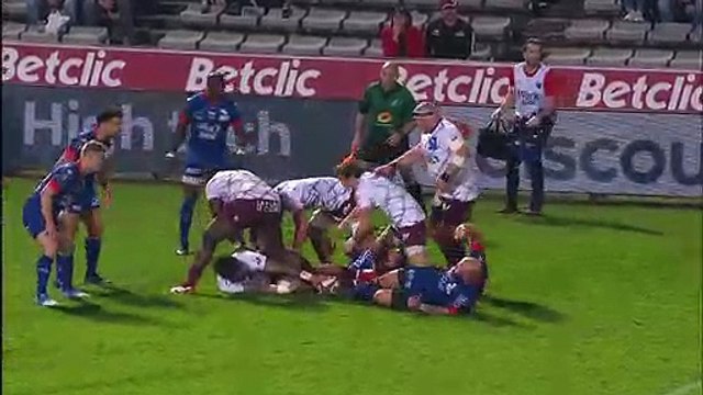 TOP 14 - Essai Romain BUROS (UBB) - Bordeaux-Bègles - Grenoble - J17 - Saison 2018/2019