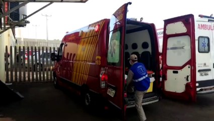 Idoso se fere após apagar incêndio em veículo na PR-486