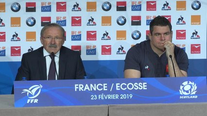 XV de France - Brunel : "Ntamack a bien animé l'équipe"