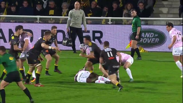 TOP 14 - Essai Hendre STASSEN (SFP) - La Rochelle - Paris - J17 - Saison 2018/2019