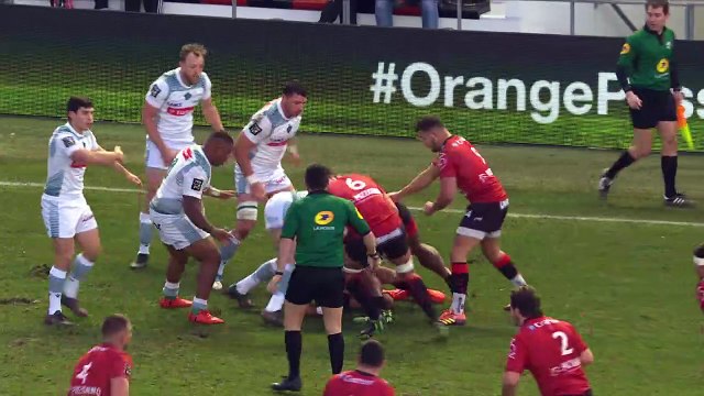 TOP 14 - Essai Facundo ISA (RCT) - Toulon - Pau - J17 - Saison 2018/2019