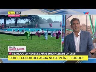 Murió un nene ahogado en una pileta de Santa Fé