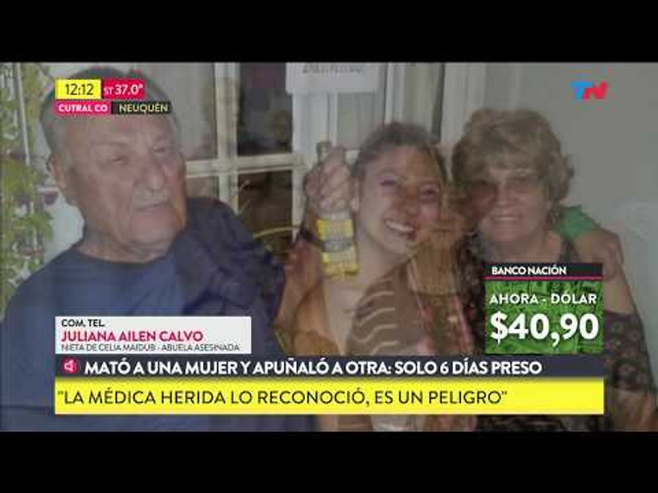 Mató a una mujer y apuñalo a otra: sólo estuvo preso 6 días