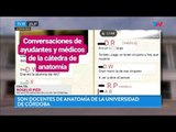 Denuncia a profesores de la Facultad de Medicina de Córdoba por mensajes misóginos