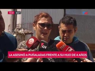 Asesinó a su vecina de 4 puñaladas frente a su hijo