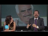 Vicente Fernández besa a todos en la boca | Qué Importa
