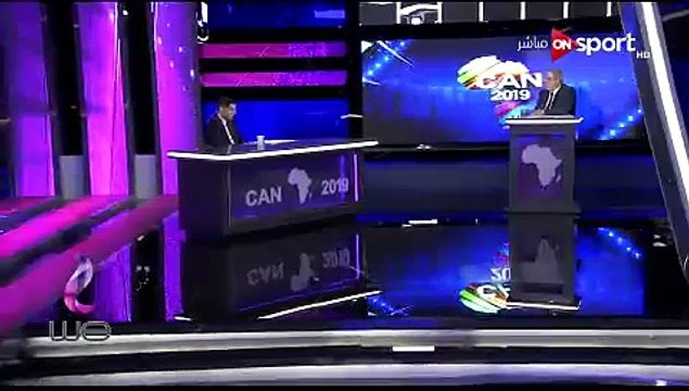 لقاء الإعلامي طارق رضوان مع شوبير في ملعب أون وحديث عن كاس الأمم الإفريقية 2019