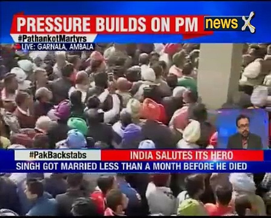 Pathankot Attack: Martyr Garud Commando Gursewak Singh laid to rest in Ambala