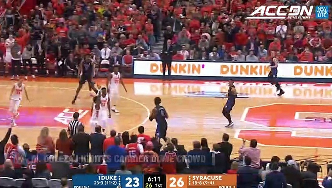 Syracuse's Marek Dolezaj Ignites Carrier Dome With 2 Plays