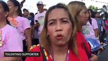 Tolentino supporter in Laguna