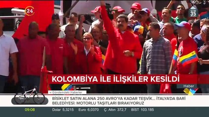 Kolombiya ile ilişkiler kesildi