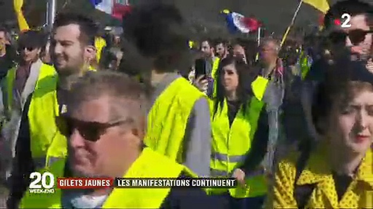 Gilets Jaunes : Les images des incidents hier à Clermont Ferrand et à Toulouse à la fin des manifestations en centre-ville