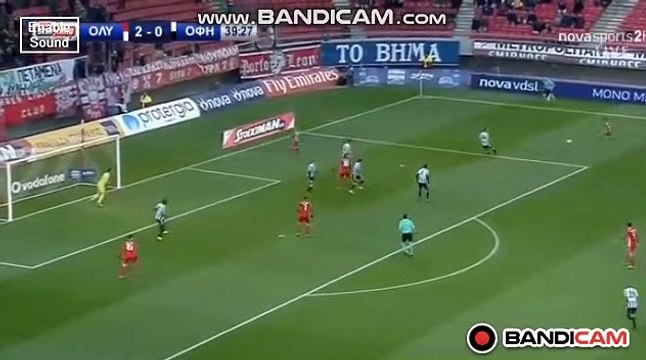Goal Fortounis (3-0) Olympiakos Pireus vs	OFI Creta