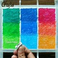 How to use making tape for multiple drawing with oil pastels