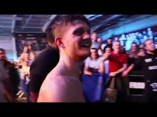 AND THE NEW! - THE MOMENT ARCHIE SHARP BECAME WBO EUROPEAN CHAMPION AFTER BEATING LYON WOODSTOCK