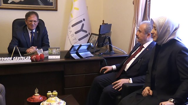 TBMM Başkan adayı Şentop, İYİ Parti'yi ziyaret etti (1) - TBMM