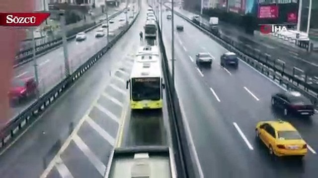 Bahçelievler’de metrobüs kazası: 3 yaralı