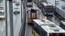 Bahçelievler'de metrobüs kazası - İSTANBUL