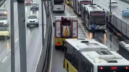 Bahçelievler'de metrobüs kazası - İSTANBUL
