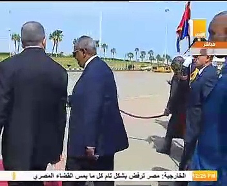 رئيس جيبوتى يصل شرم الشيخ للمشاركة فى القمة العربية الأوروبية