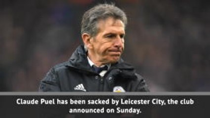 Claude Puel sacked by Leicester City