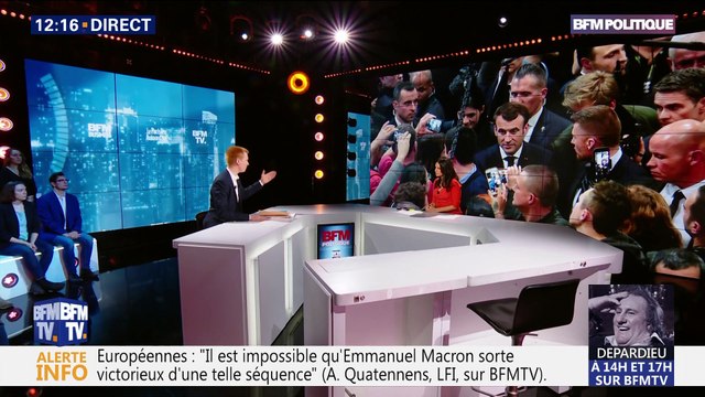 Européennes : Il est impossible qu'Emmanuel Macron sorte victorieux d'une telle séquence , Adrien Quatennens