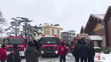 Ümraniye'de Sosyal Tesiste Yangın