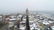 DRONE - Kar yağışı etkisini sürdürüyor - Galata Kulesi - İSTANBUL