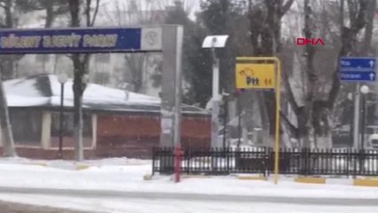 Çorlu-Saray Trakya'da Soğuk ve Hafif Kar Yağışı Etkili