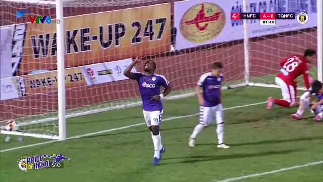 Mãnh thú Oseni và pha tăng tốc kinh hoàng trước khi ấn định tỷ số 5 - 0 cho Hà Nội | HANOI FC