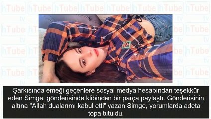 Şarkıcı Simge klibinde soyundu yarı çıplak klibi olay oldu