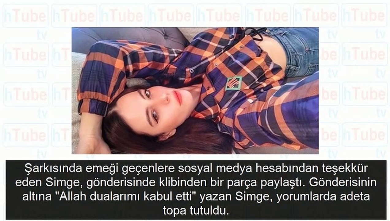 Şarkıcı Simge klibinde soyundu yarı çıplak klibi olay oldu