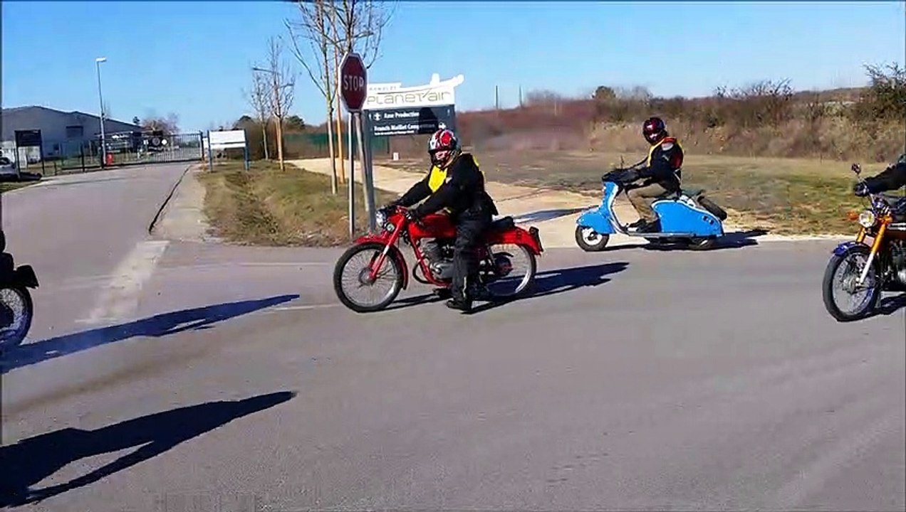 Le rallye hivernal du Motoclub lorrain des Vieilles Gloires