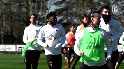 Weekend work for the Rossoneri