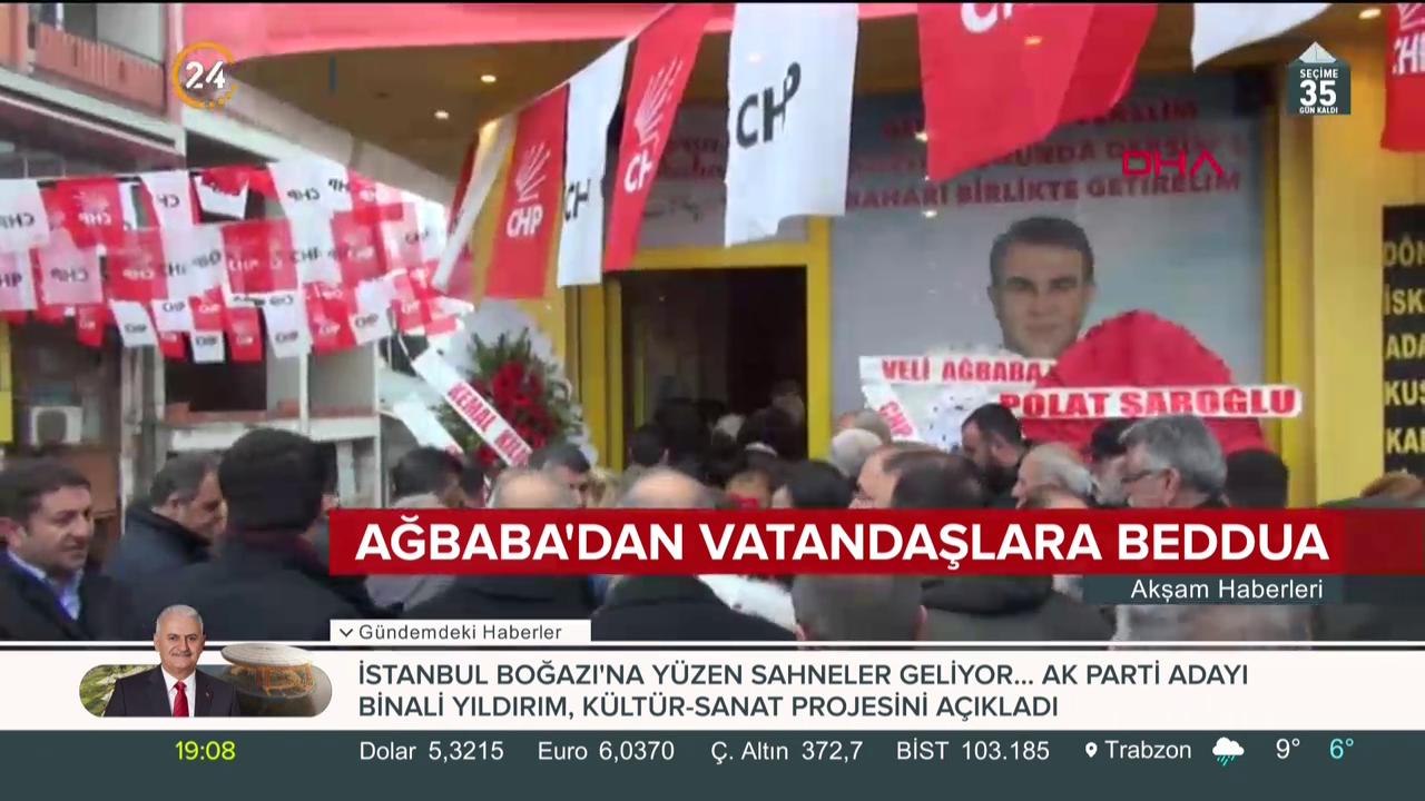 CHP'li Ağbaba'dan  vatandaşlara beddua