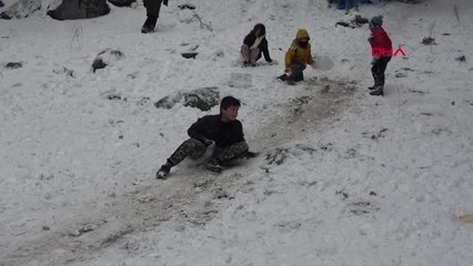 Balıkesir Kazdağları'nda Kar Eğlencesi
