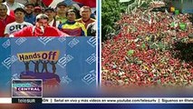 Venezuela: El chavismo se manifestó contra la violencia opositora